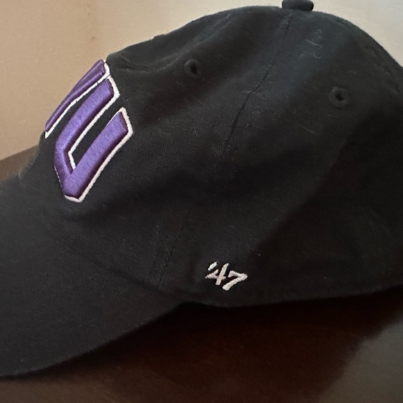 Black and Purple NYU Women's Cap - Picture 3 of 5